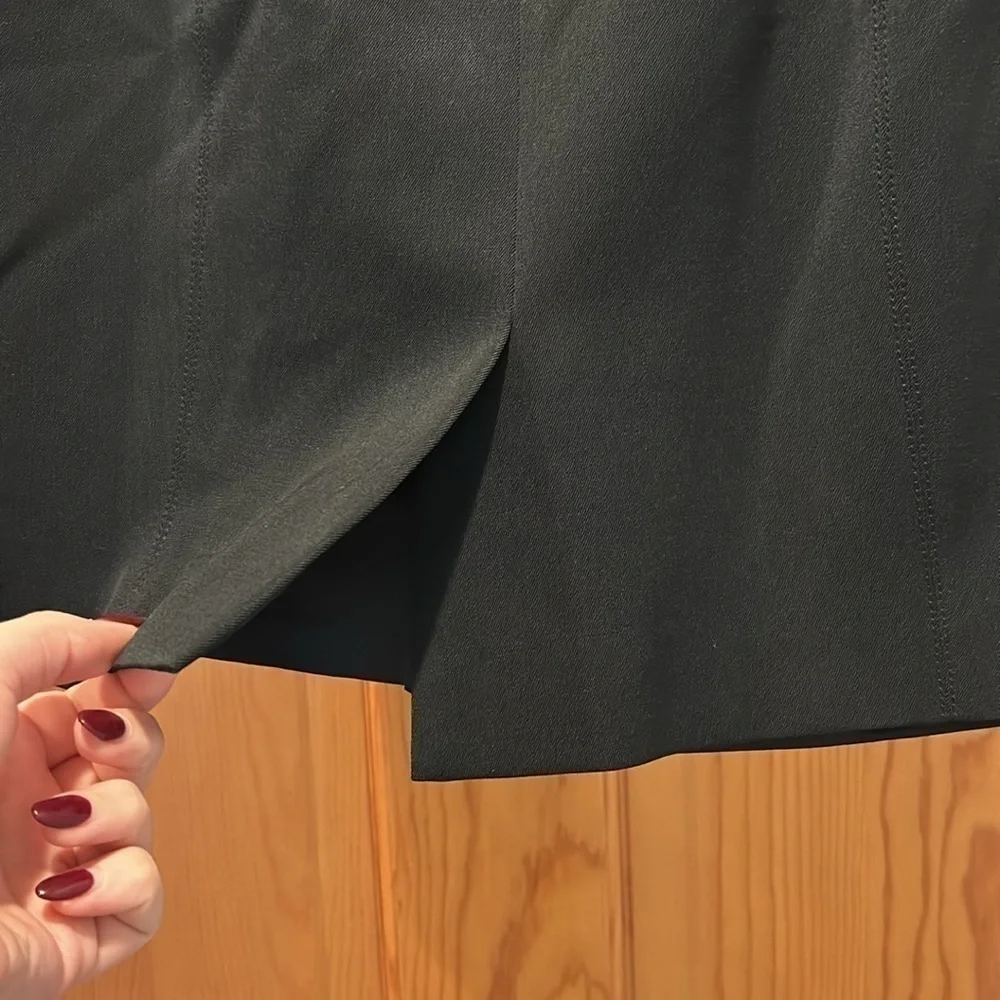 Tahari 100% Pure Wool Black Pencil Skirt Size 12 - Picture 5 of 9